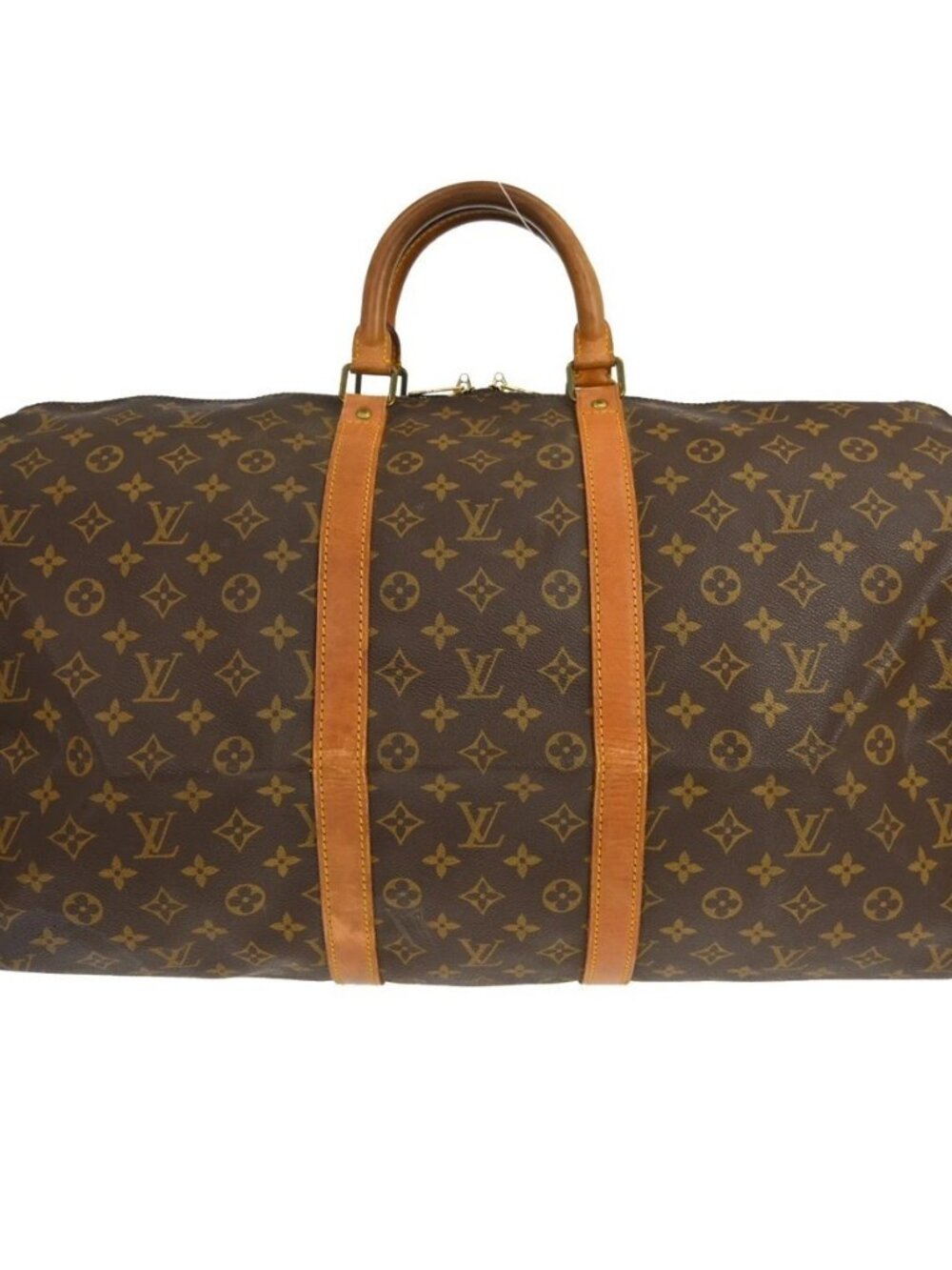 LOUIS VUITTON KEEPALL 55 TRAVEL HANDBAG MONOGRAM